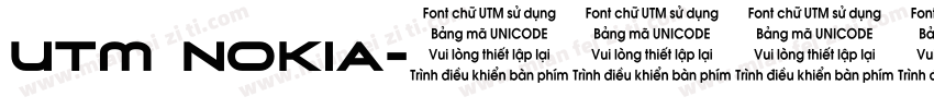 UTM Nokia字体转换